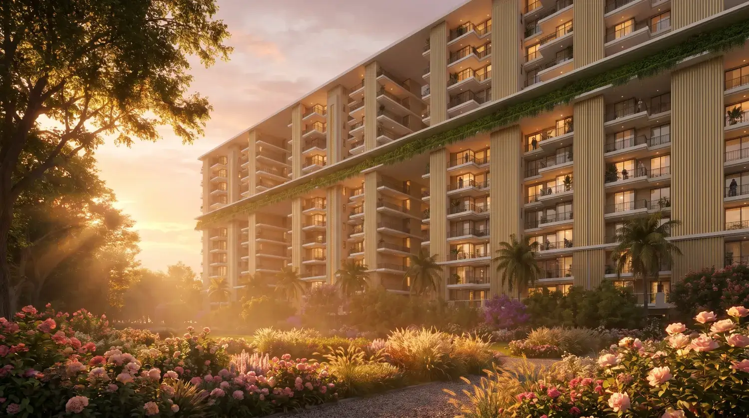 Atlantis Group residences surrounded by landscaped greenery